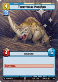 Territorial Mudhorn (Hyperspace Foil) [Homeworlds]