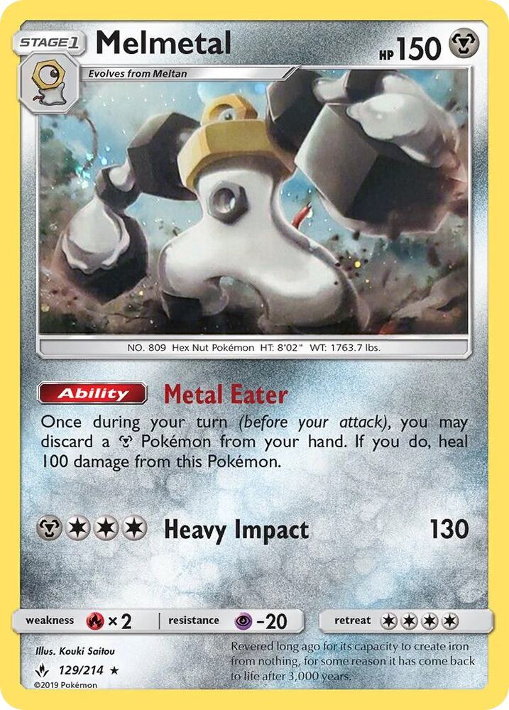 Melmetal - 129/214 (Cosmos Holo)