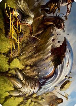 Bulette Art Card (Gold-Stamped Signature)