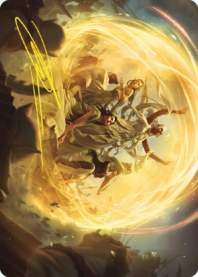 Heroic Intervention Art Card (Gold-Stamped Signature)