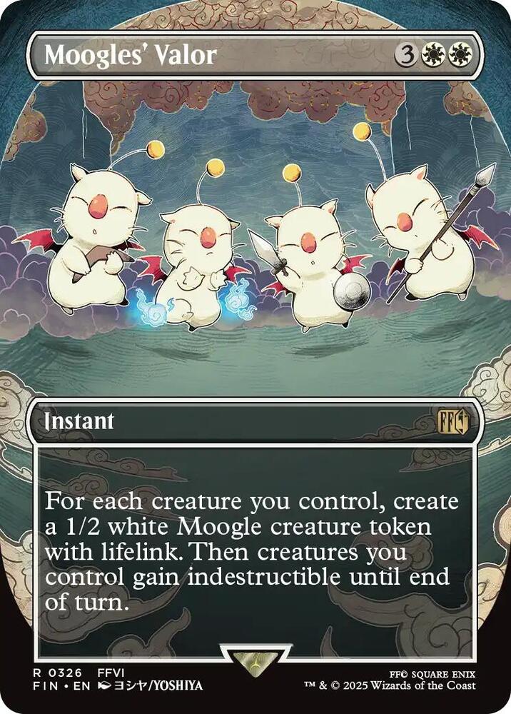 Moogles' Valor (Borderless)