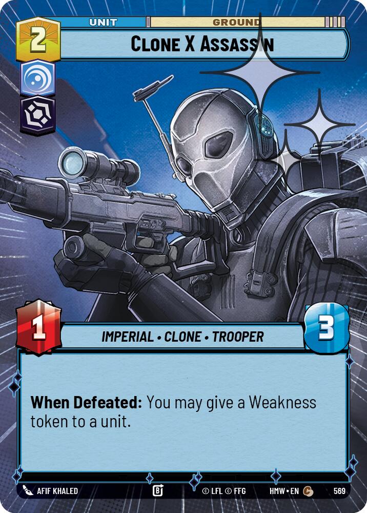 Clone X Assassin (Hyperspace Foil) [Homeworlds]
