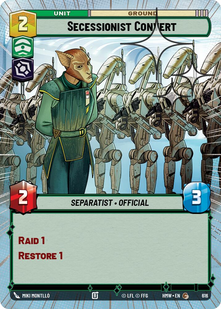 Secessionist Convert (Hyperspace Foil) [Homeworlds]