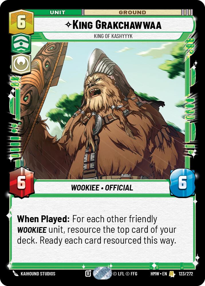 King Grakchawwaa - King of Kashyyyk [Homeworlds]