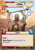A'Koba - Restless Raider (Hyperspace Foil) [Homeworlds]