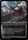 Bounty: Paq, Fleeting Filcher // Bounty Rules Double-Sided Token