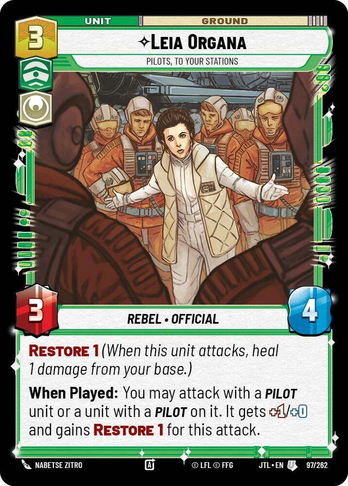Leia Organa - Pilots, To Your Stations