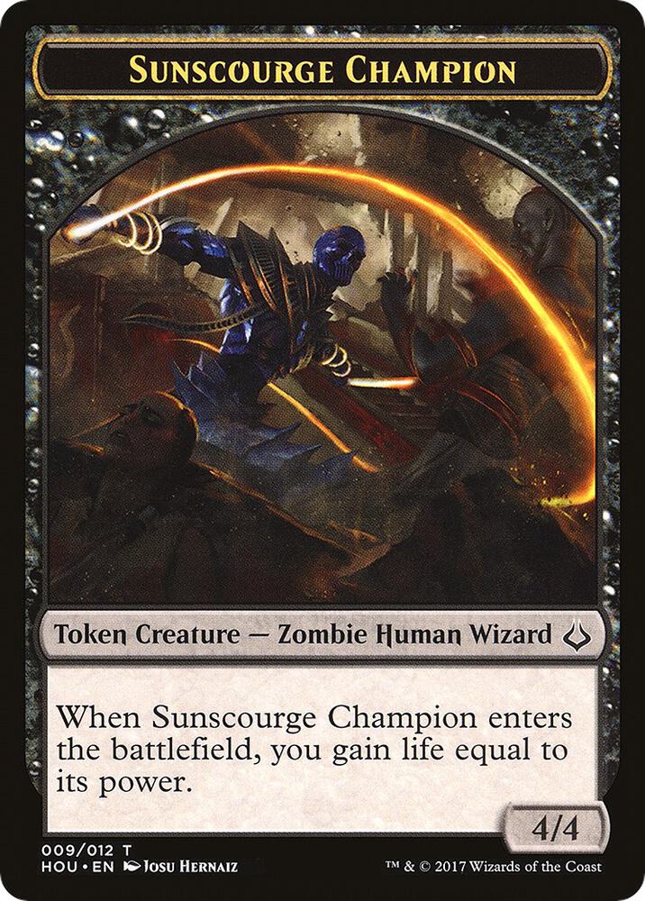 Sunscourge Champion // Zombie Double-Sided Token
