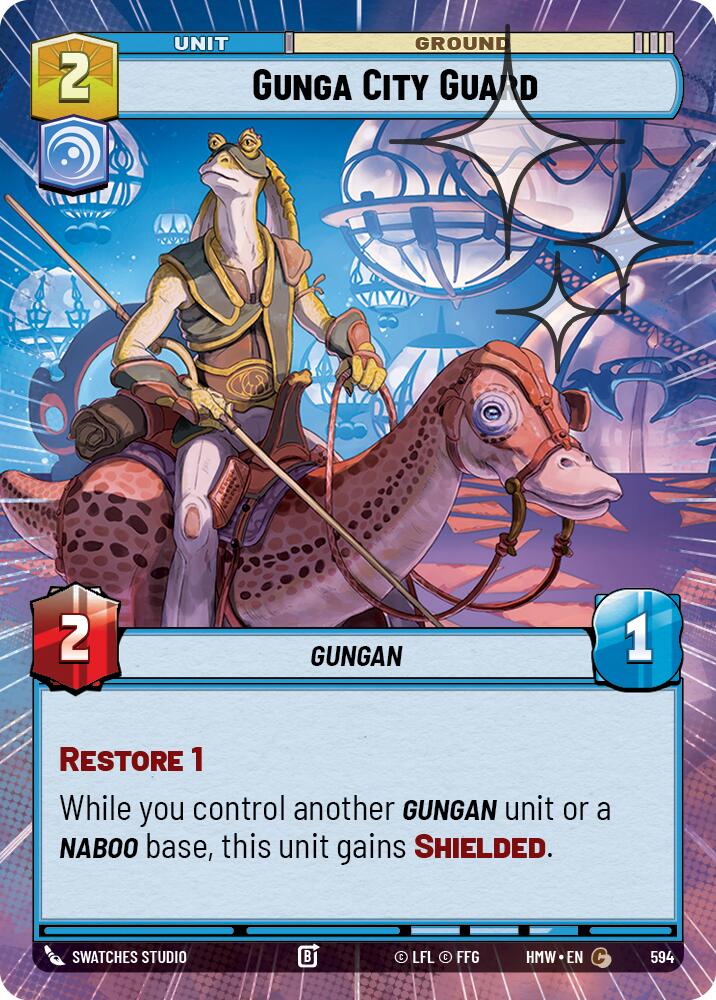 Gunga City Guard (Hyperspace Foil) [Homeworlds]