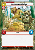 Champions of Endor (Hyperspace Foil) [Homeworlds]