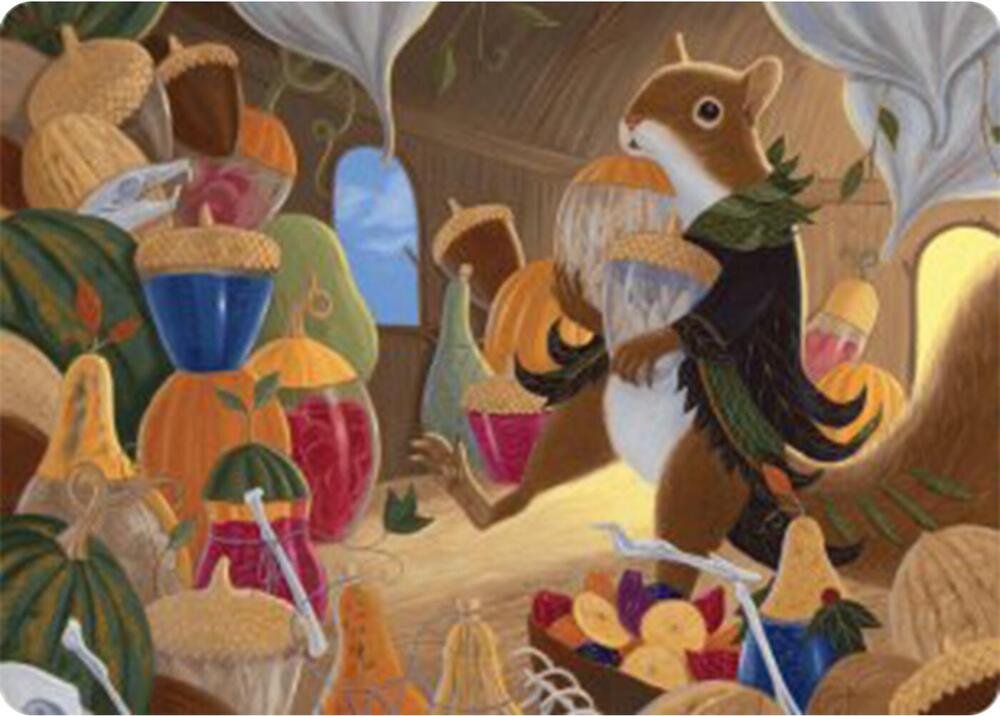 Stocking the Pantry Art Card