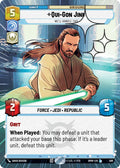 Qui-Gon Jinn - We'll Handle This (Hyperspace Foil) [Homeworlds]