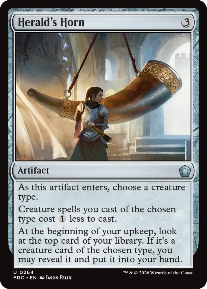Herald's Horn [Commander: Foundations]