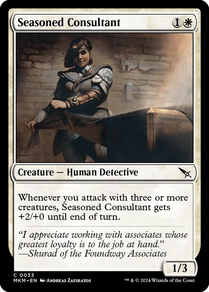 Seasoned Consultant