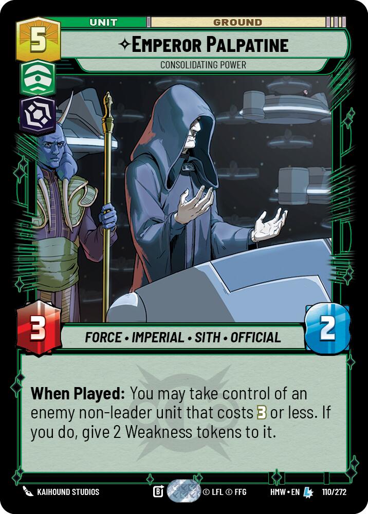 Emperor Palpatine - Consolidating Power [Homeworlds]