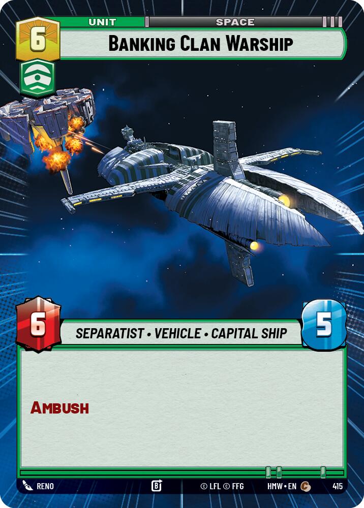 Banking Clan Warship (Hyperspace) [Homeworlds]