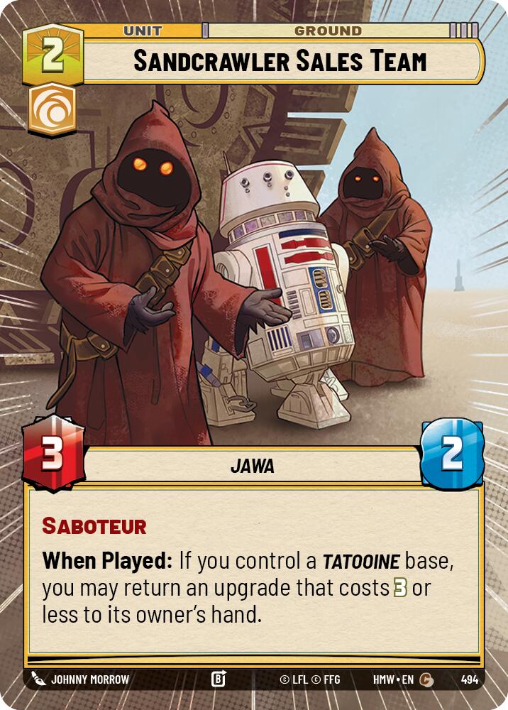 Sandcrawler Sales Team (Hyperspace) [Homeworlds]