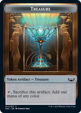 Treasure (017) // Rhino Warrior Double-Sided Token