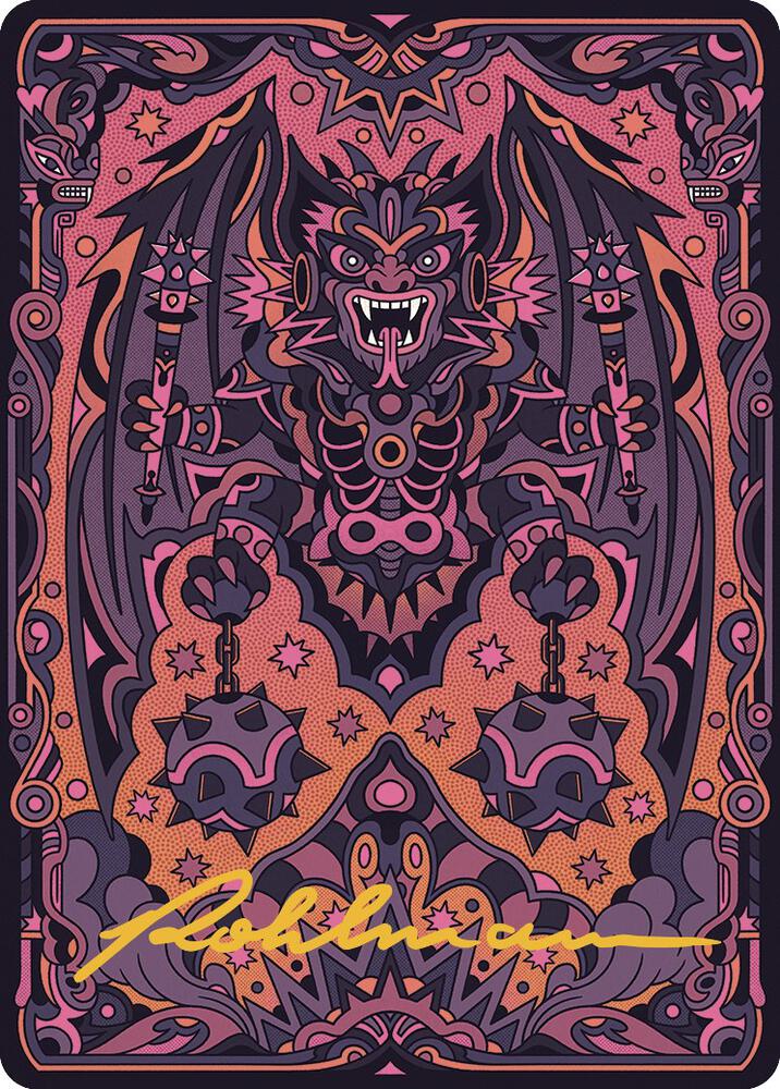 Bloodletter of Aclazotz Art Card (61/81) (Gold-Stamped Signature)