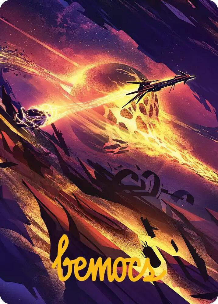 Scavenger Grounds Art Card (53/54) (Gold-Stamped Signature)