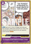 The "Extinguishes All Sound Created by Your Influence" Technique