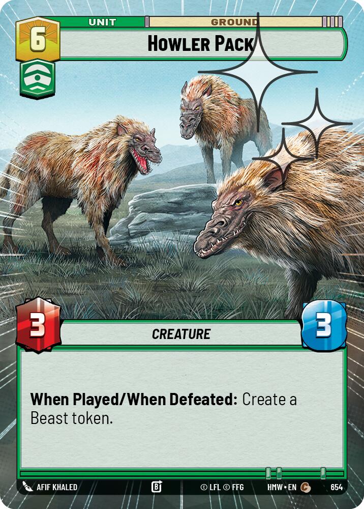 Howler Pack (Hyperspace Foil) [Homeworlds]