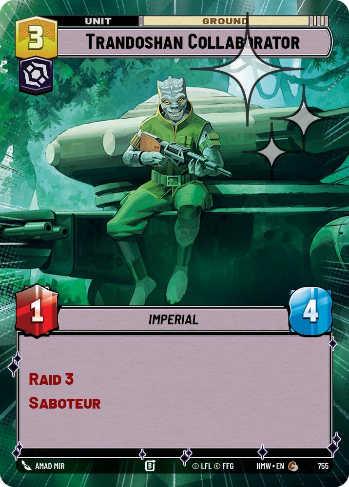 Trandoshan Collaborator (Hyperspace Foil) [Homeworlds]