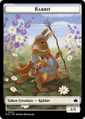 Rabbit // Flowerfoot Swordmaster Double-Sided Token