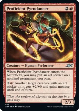 Proficient Pyrodancer (Galaxy Foil)