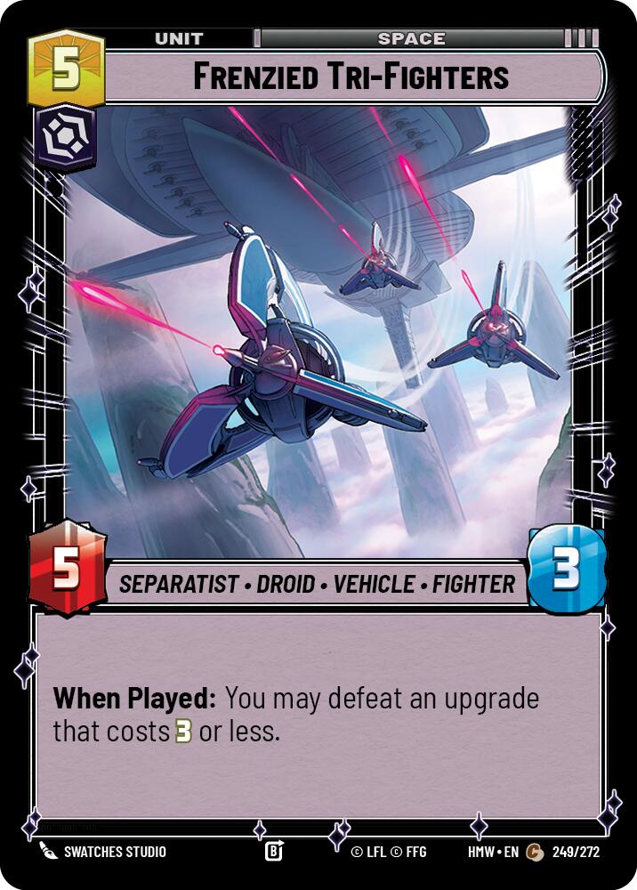 Frenzied Tri-Fighters [Homeworlds]