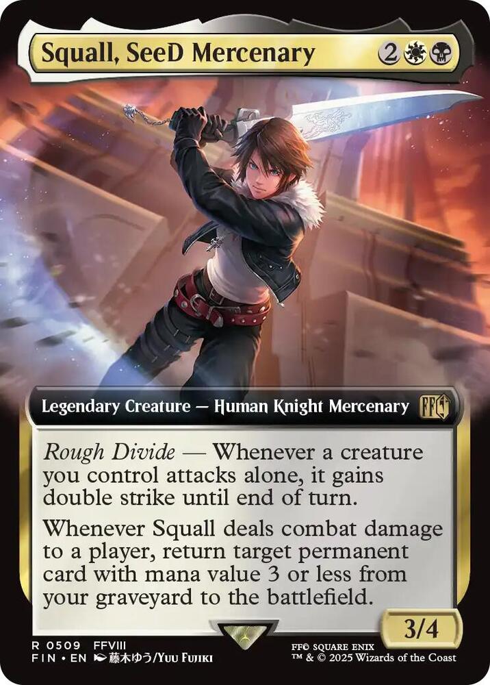 Squall, SeeD Mercenary (Extended Art)