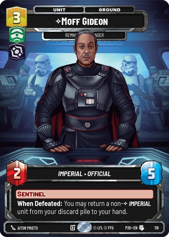 Moff Gideon - Remnant Commander (Participation)
