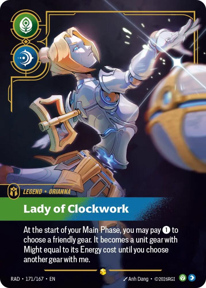 Orianna, Lady of Clockwork (Overnumbered) [Radiance]