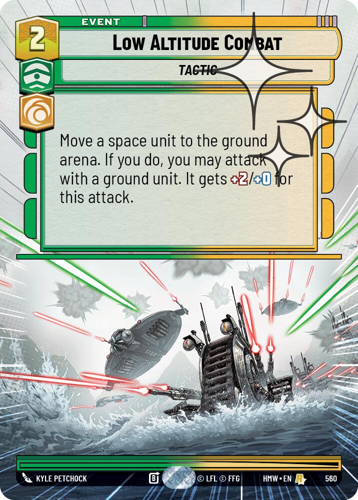 Low Altitude Combat (Hyperspace Foil) [Homeworlds]