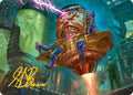 M.O.D.O.K. Art Card (Gold-Stamped Signature)