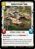 Remote Escort Tank