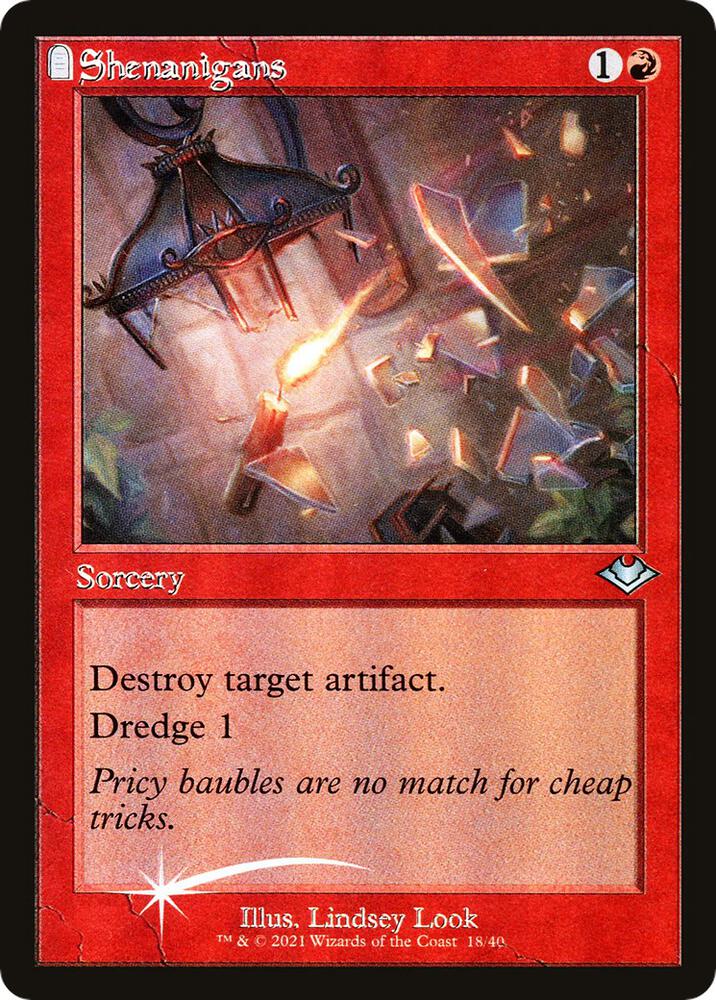Shenanigans (Retro Frame)
