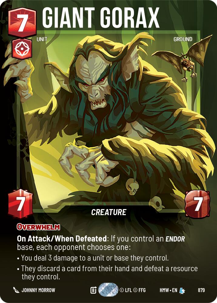 Giant Gorax (Prestige Foil) [Homeworlds]