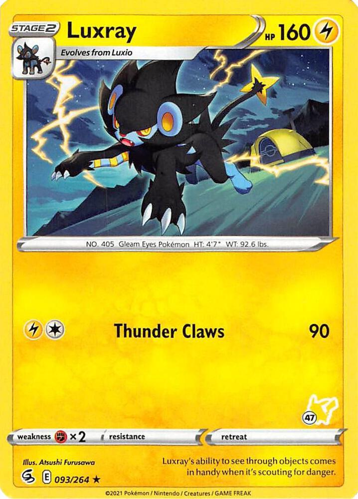 Luxray - 096/264 (#47 Pikachu Stamped)