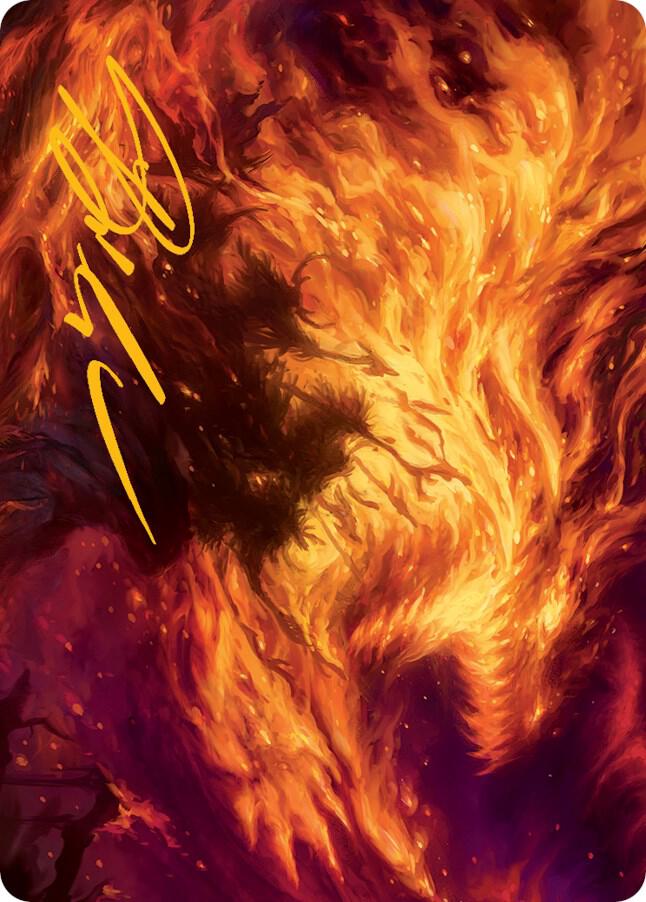 Stoke the Flames Art Card (Gold-Stamped Signature)