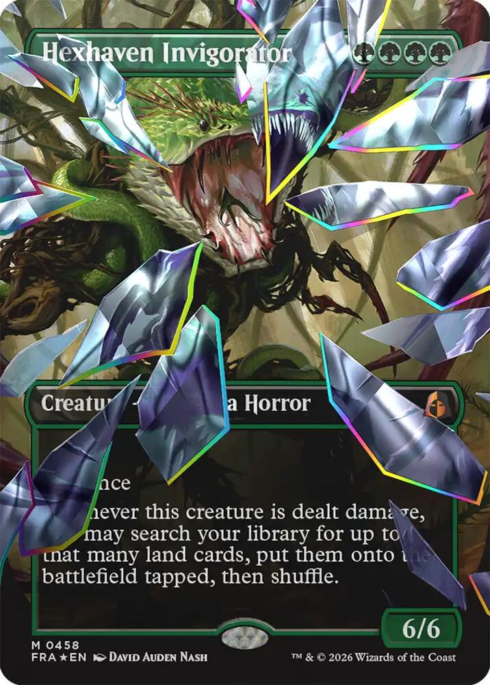 Hexhaven Invigorator (Borderless) (Facet Foil) [Reality Fracture]