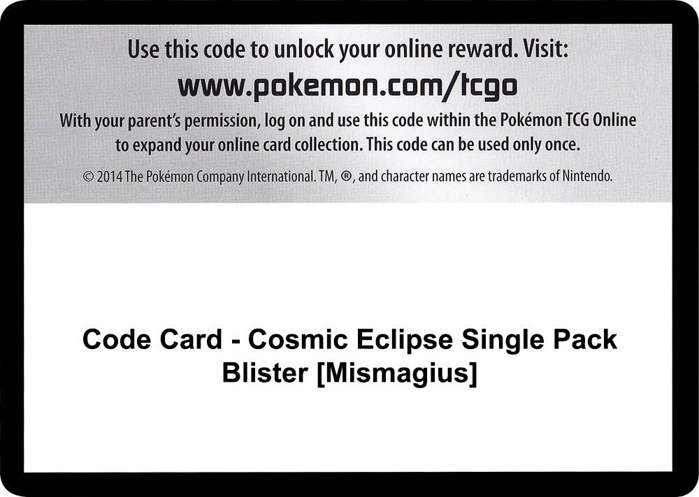 Code Card - Cosmic Eclipse Single Pack Blister [Mismagius]