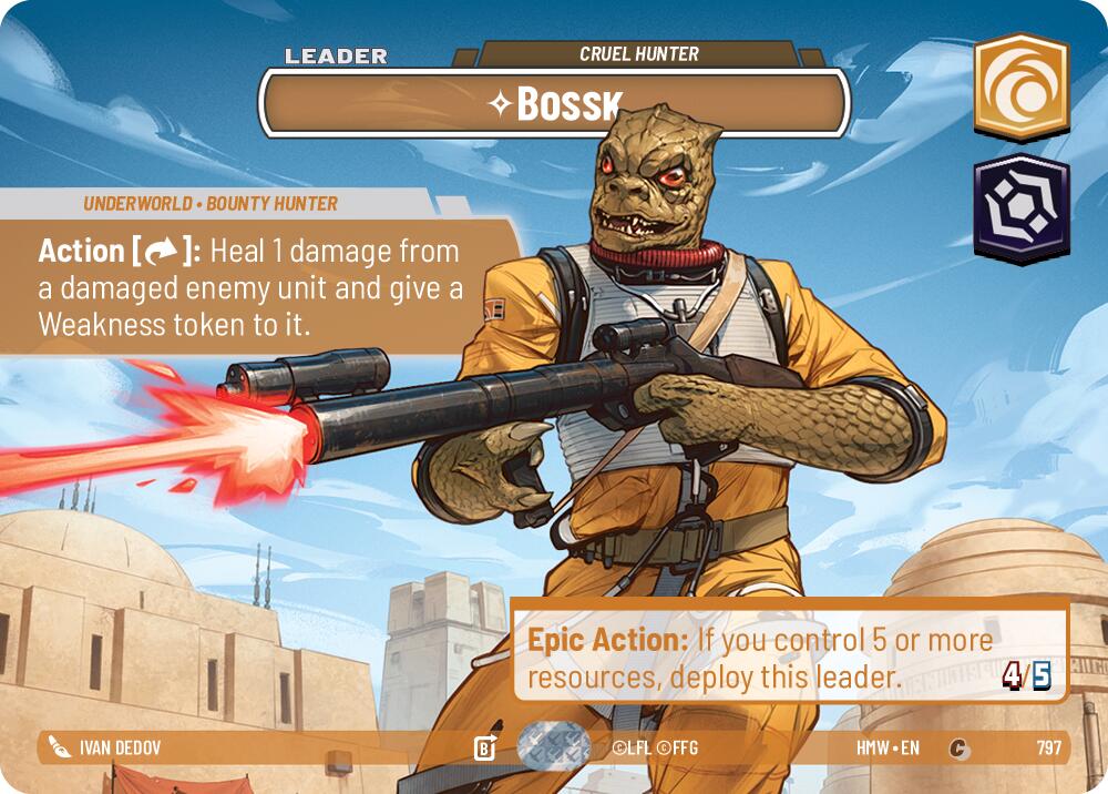 Bossk - Cruel Hunter (Showcase) [Homeworlds]