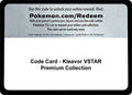 Code Card - Kleavor VSTAR Premium Collection
