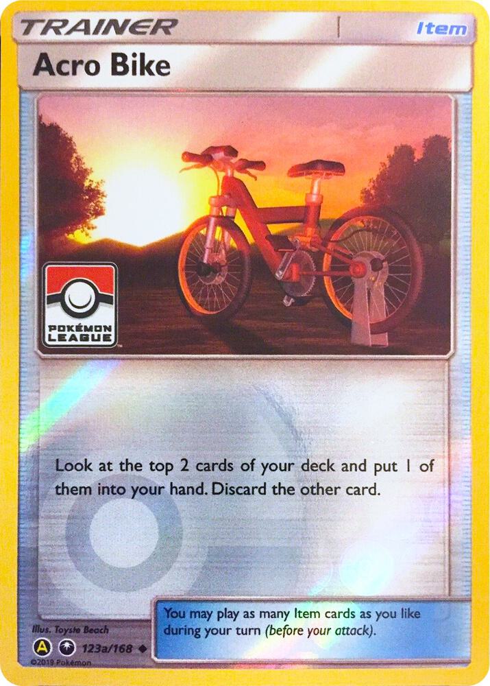 Acro Bike - 123a/168 (Pokemon League)