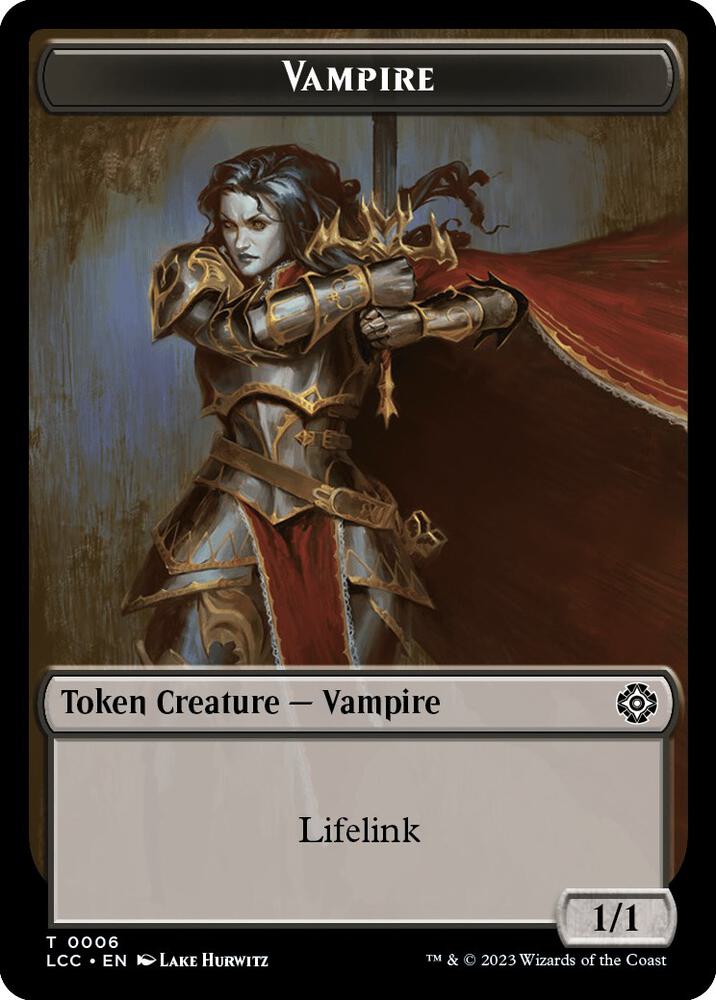 Vampire (0006) // Vampire Demon Double-Sided Token