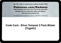 Code Card - Silver Tempest 3 Pack Blister [Togetic]