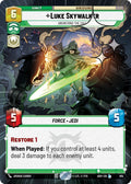 Luke Skywalker - Answering the Call (Hyperspace Foil)