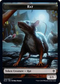 Rat // Food (016) Double-Sided Token