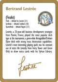 1996 Bertrand Lestree Biography Card